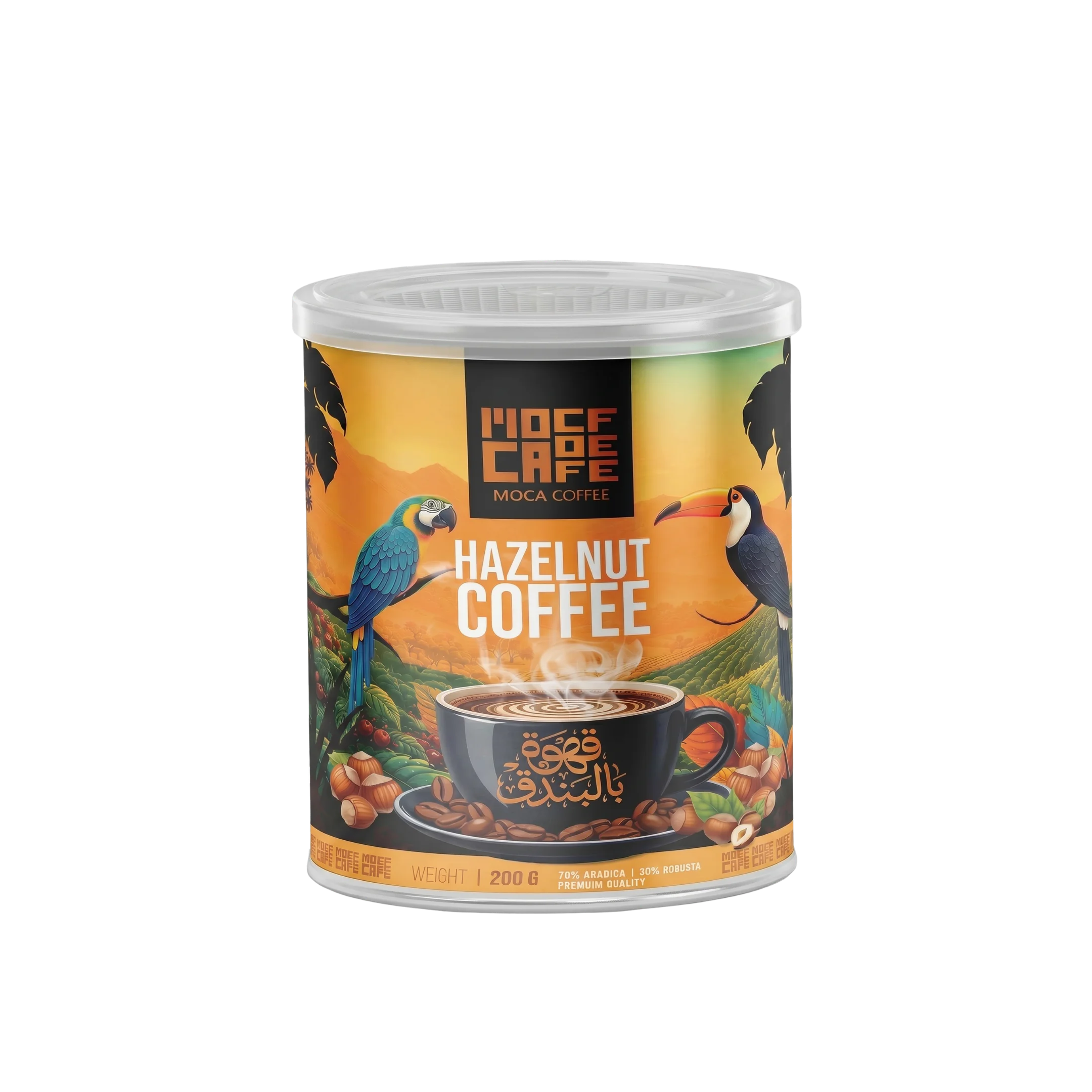 علبة قهوة موكا بالبندق - Moca Hazelnut Coffee